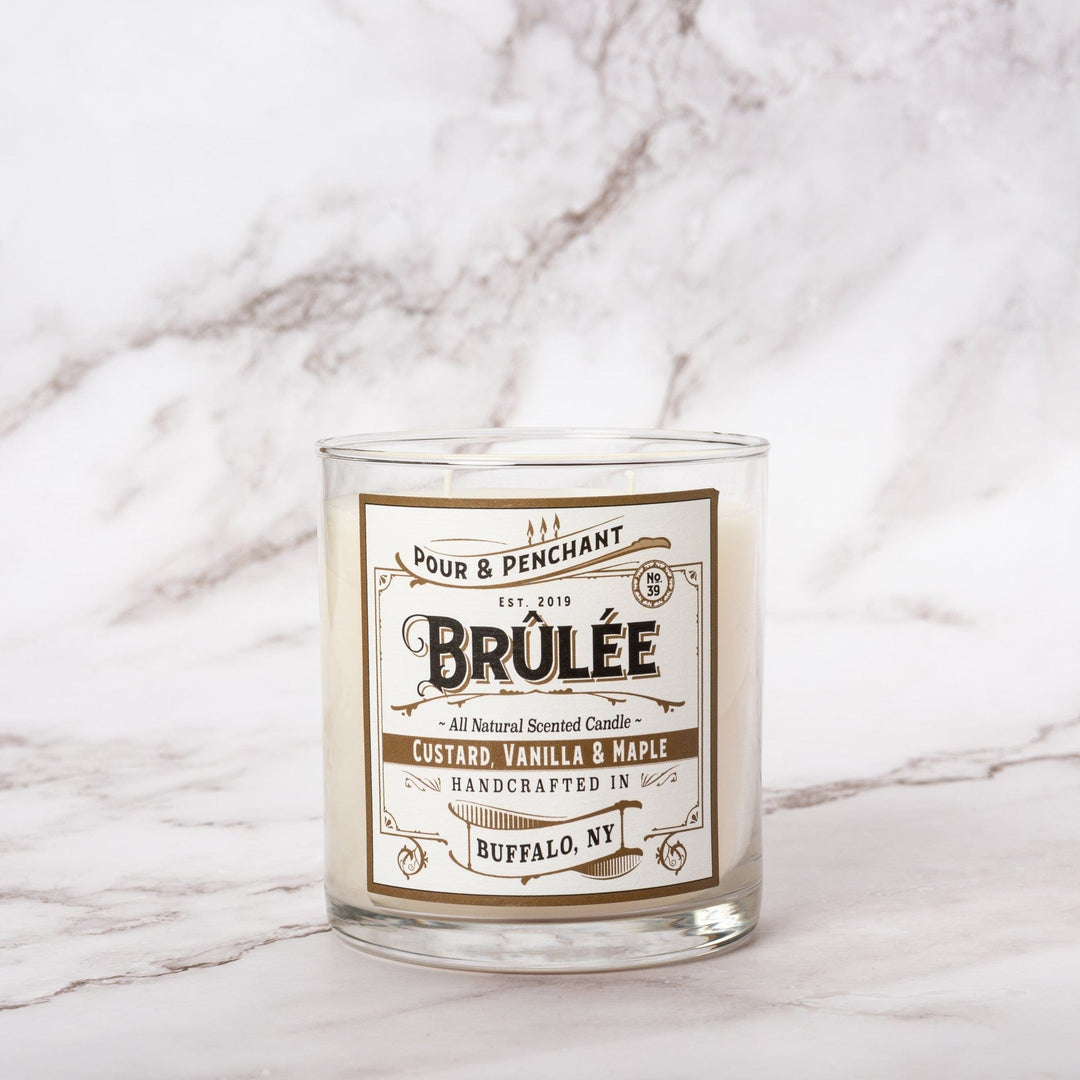 Pour & Penchant 10 oz Scented Candle -BRULEE no.39 - Custard, Sugar, Vanilla & Maple