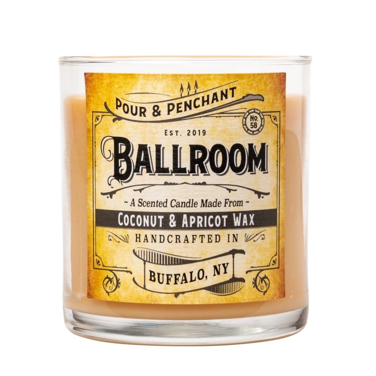 Pour & Penchant 10 oz Scented Candle - BALLROOM no.58 - Plum, Currant, Jasmine, Cherry & Amber