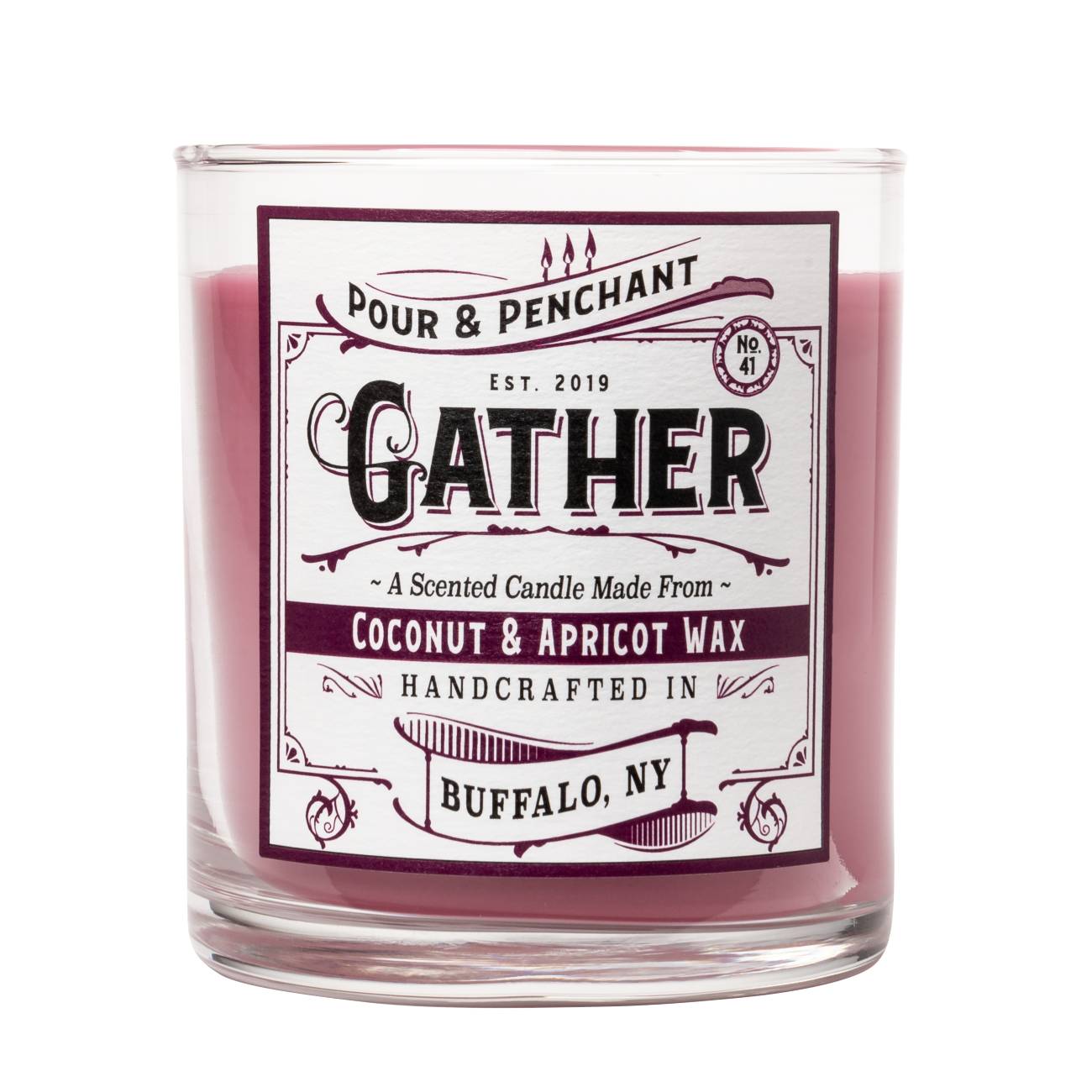 Pour & Penchant 10 oz Scented Candle - GATHER no.41 - Mediterranean Fig, Currant & Wood