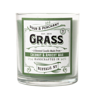 Pour & Penchant 10 oz Scented Candle - GRASS no.72 - Grass, Violet & Cucumber