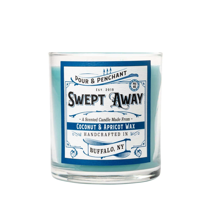 Pour & Penchant 10 oz Scented Candle - SWEPT AWAY no.46 - Sea Salt, Ozone, Violet, Jasmine
