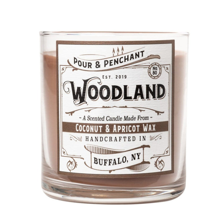 WOODLAND no.80 - Pour & Penchant Scented Candle, Pine, Cedarwood, Oudwood & Embers