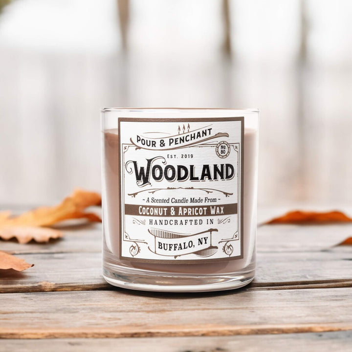 WOODLAND no.80 - Pour & Penchant Scented Candle, Pine, Cedarwood, Oudwood & Embers
