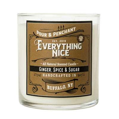 Pour & Penchant 10 oz Scented Candle - EVERYTHING NICE - Ginger, Spice, Clove & Allspice