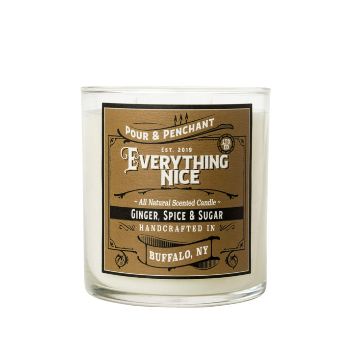 Pour & Penchant 10 oz Scented Candle - EVERYTHING NICE - Ginger, Spice, Clove & Allspice