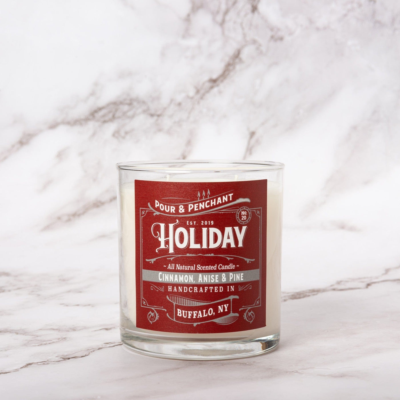 Pour & Penchant 10 oz Scented Candle - HOLIDAY no.20 - Cardamom, Anise, Nutmeg & Cinnamon