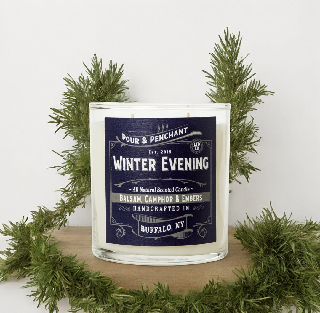 Pour & Penchant Scented Candle 10OZ Double Wick WINTER EVENING