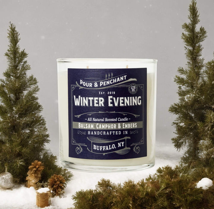 Pour & Penchant Scented Candle 10OZ Double Wick WINTER EVENING