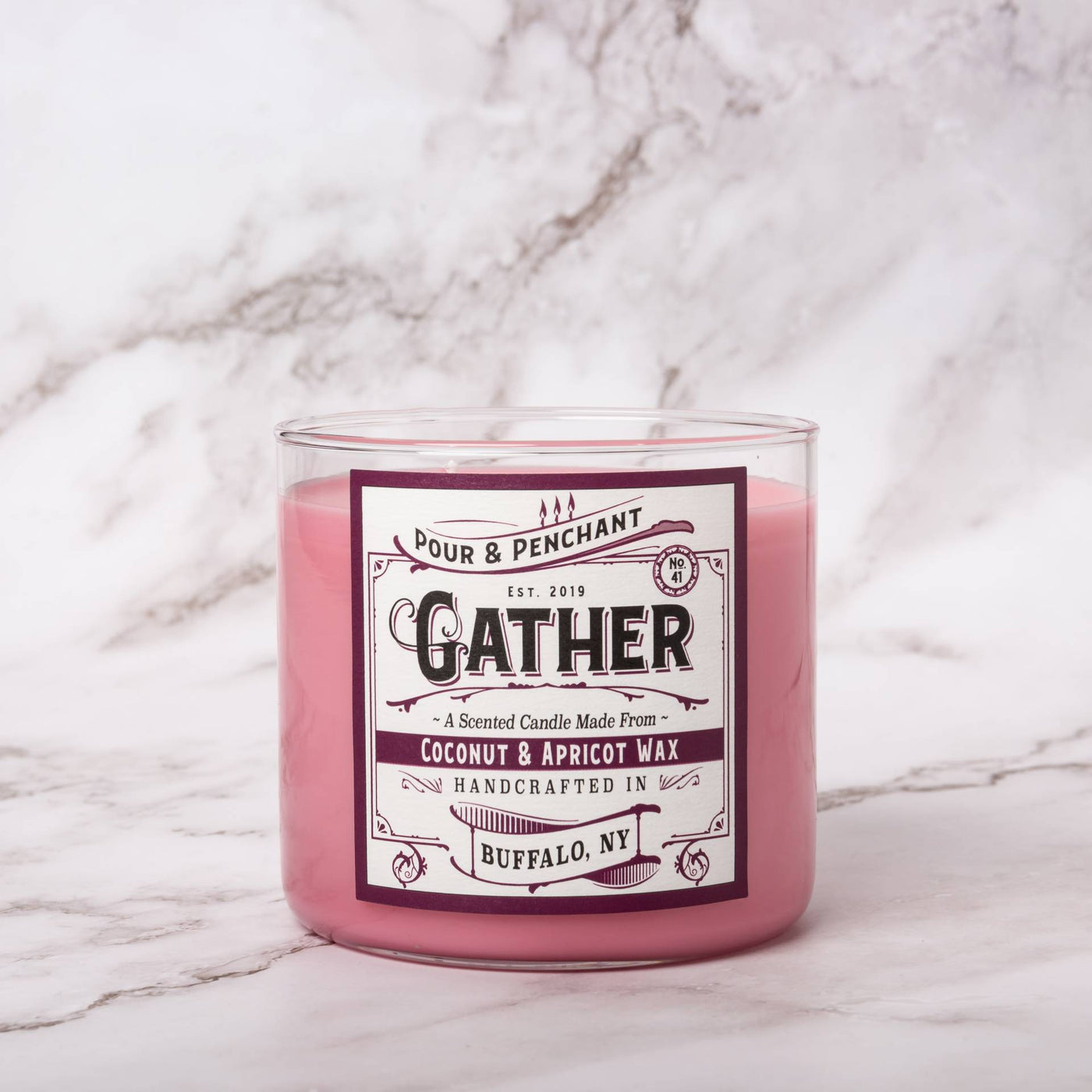 Pour & Penchant 16.5 oz Scented Candle - GATHER no.41 - Mediterranean Fig, Currant & Wood