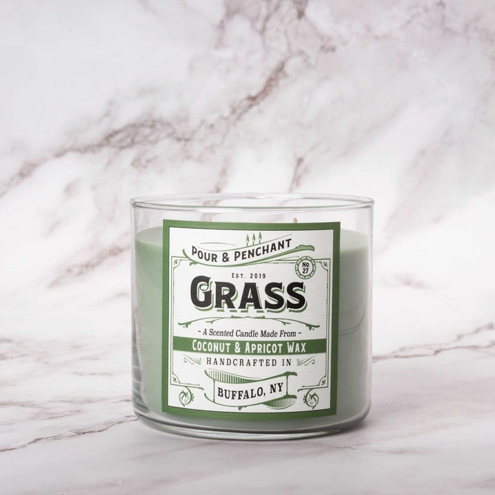 Pour & Penchant 16.5 oz Scented Candle - GRASS no.72 - Grass, Violet & Cucumber