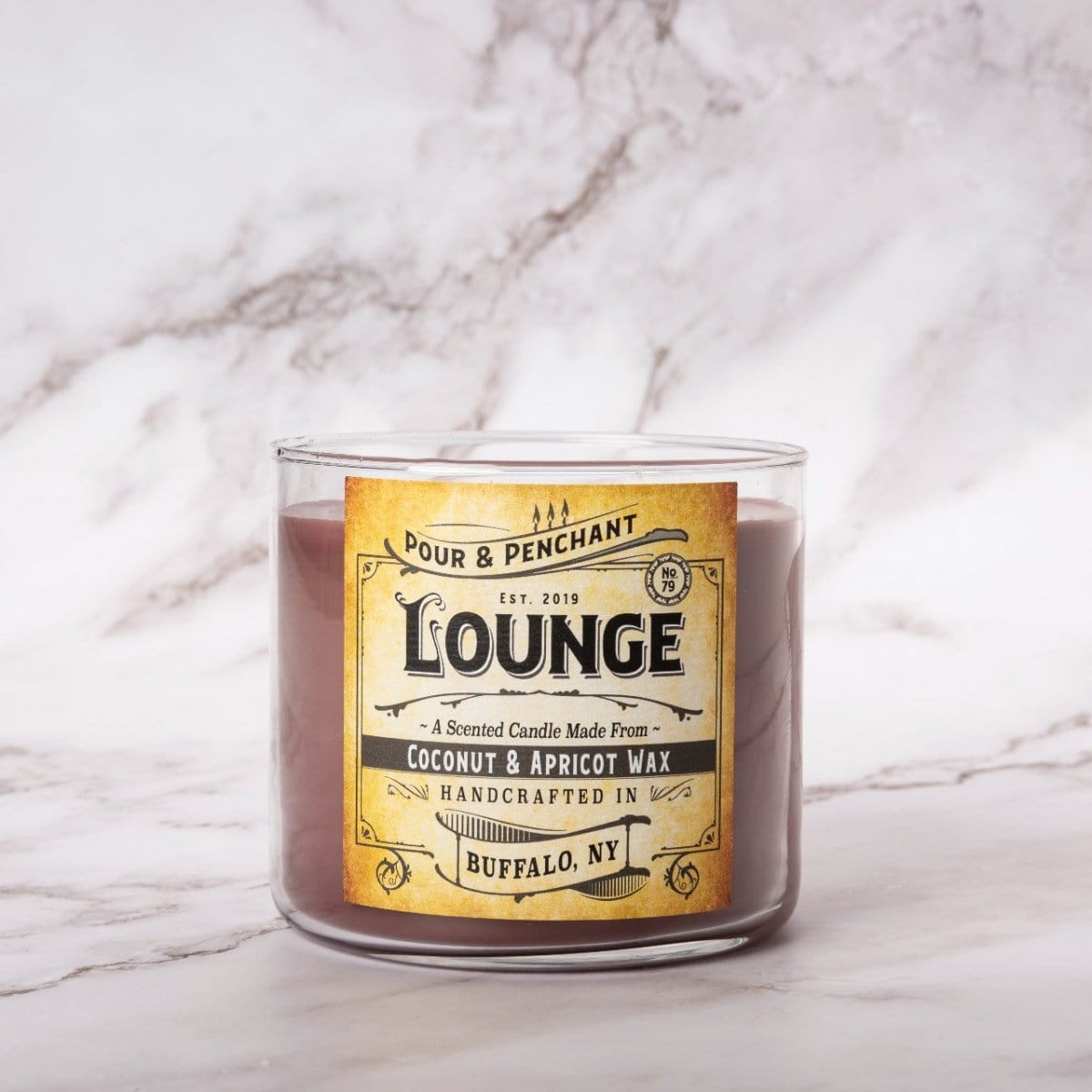 Pour & Penchant 16.5 oz Scented Candle - LOUNGE no.79 - Brandy, Tobacco Leaves & Tonka