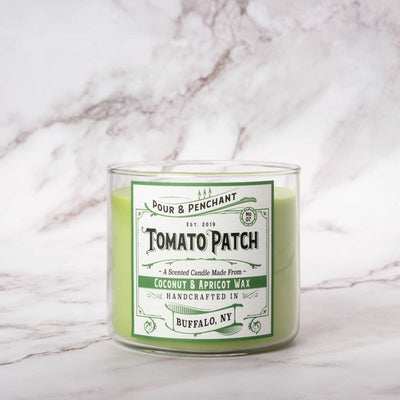 Pour & Penchant 16.5 oz Scented Candle - TOMATO PATCH no.07 - Tomato Leaf, Garden Mint, Green Leaves