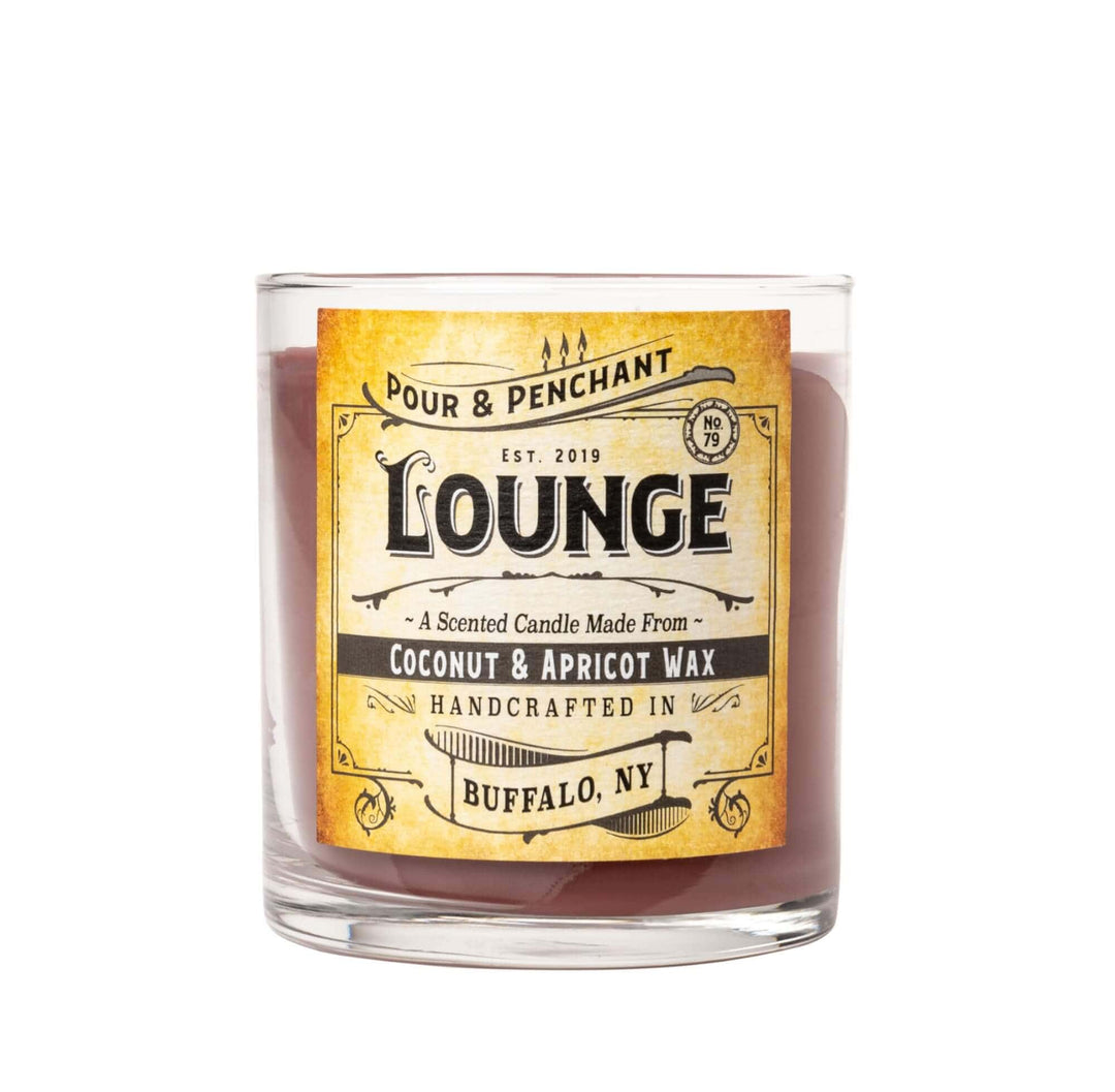 Pour & Penchant 10 oz Scented Candle - LOUNGE no.79 - Brandy, Tobacco Leaves & Tonka