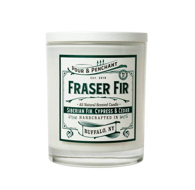 Pour & Penchant 13 oz Scented Candle - FRASER FIR no.21 - Siberian Fir, Cypress, Evergreen & Cedar