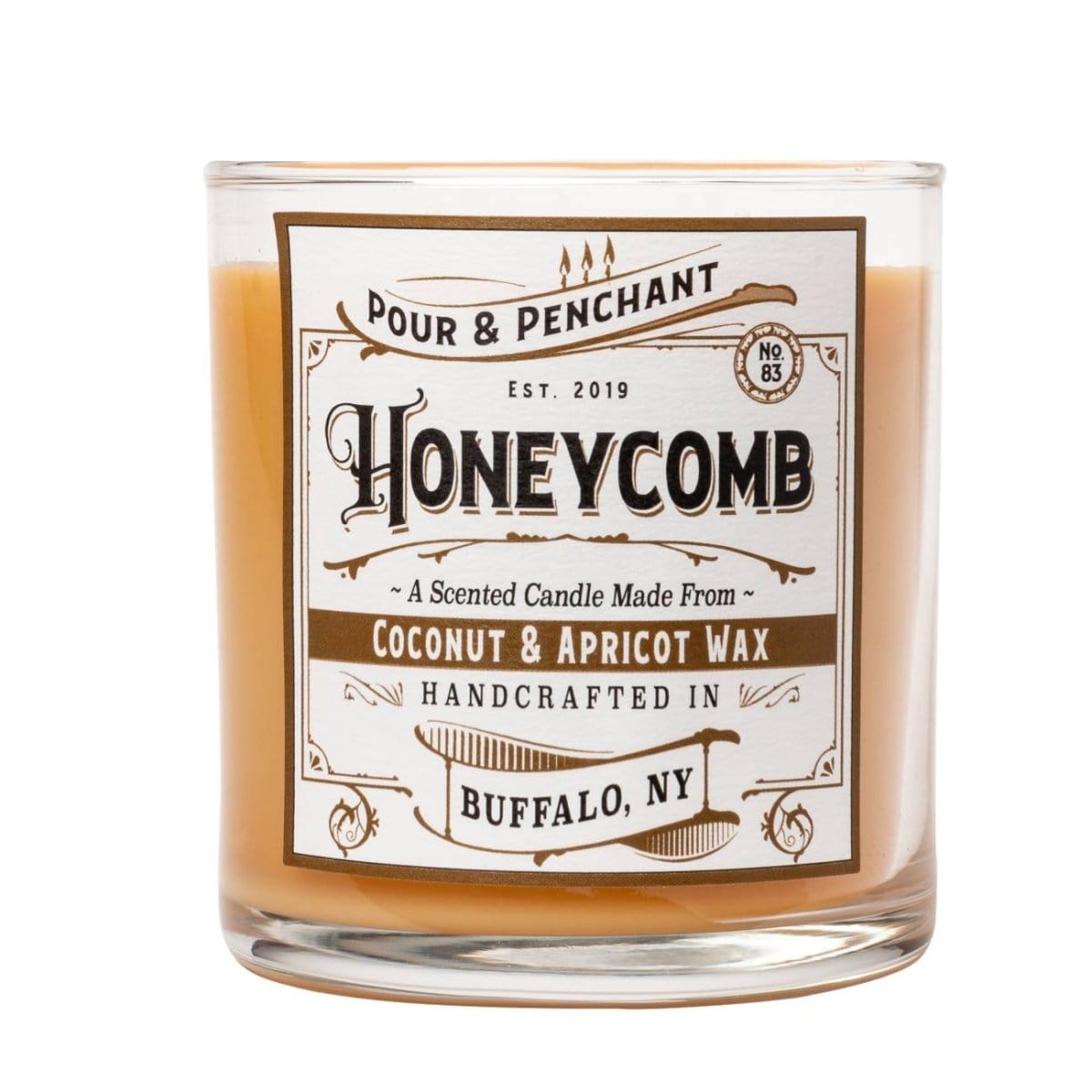 Pour & Penchant 10 oz Scented Candle - HONEYCOMB no.83 - Spiced Honey, Tonka & Tobacco Leaves