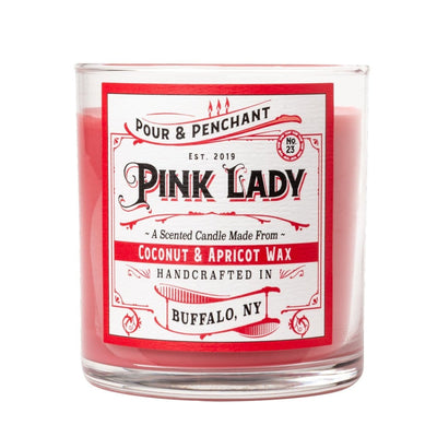 Pour & Penchant 10 oz Scented Candle - PINK LADY no.23 - Apple, Pear, Green Leaves & Vanilla