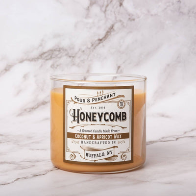 Pour & Penchant 16.5 oz Scented Candle - HONEYCOMB no.83 - Spiced Honey, Tonka & Tobacco Leaves
